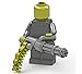 BrickArms 2.5 Scale LOOSE Weapon Gunmetal Minigun with Brass Ammo Chain