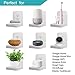 ALLICAVER Outlet Shelf, Power Perch with Built-In Cable Management, A Space Saving Solution for Google Home, Homepod Mini, Smart Speakers, Cellphones, Electric Toothbrush and More (White-standard)
