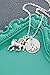 Personalized Unicorn Necklace - Custom Birthstone Laser Engraved Name - Little Girls Gift Fantasy - Stainless Steel Silver Gold - DGR 15mm
