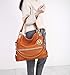 MKF Crossbody Hobo Bag for Womens Fashion – PU Leather Shoulder Purse, Chain, M Keychain – Top Handle Handbag Black
