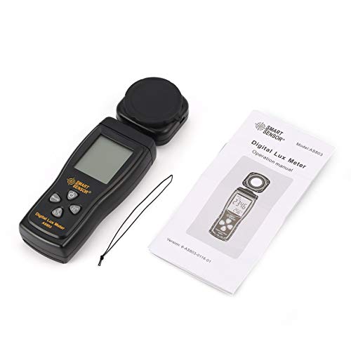 Qewmsg Smart Sensor AS803 Spectrometer Digital Lux Meter Luminance Tester Light Meter