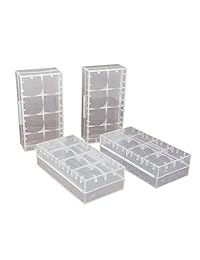 4 unidades Transparente Color Almacenamiento de la batería Caso titular organizador para 18650, sackorange Almacenamiento de la batería Caso Para 18650 o CR123 A Batería