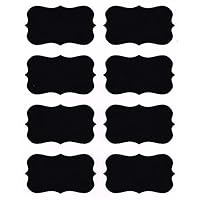 Native Spring Chalkboard Labels, 40 Premium Waterproof Peel and Stick for Jars, Pantries, Craft Rooms Black