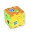 Zatan Baby Colorful 10 Hole Cube Matching Block Intelligence Educational Sorting Box Developmental Toy Plastic Cube Shape Puzzle Blocks Kids Gifts