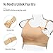 Hands Free Pumping and Nursing Bra, Lupantte Adjustable Breast Pump Bra, Comfortable Breastfeeding Bra for Breast Pumps .(Skin, Large)