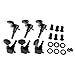 Tuning Machine Heads, YIFAN Guitar tuning Pegs Parts 6pcs 3R3L Acoustic Guitar Tuning Pegs Machine Head Tuners Volume Knob Black