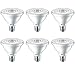 Philips PAR30 LED Short Neck Bright White Light Bulb 750-Lumen, 3000K Dimmable, 8W (75-Watt Equivalent), Wet Location Indoor-Outdoor, E26 Base, 6-Pack