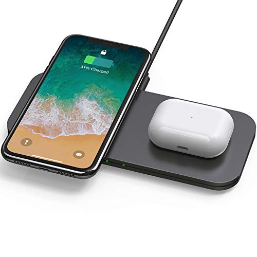 2 in 1 Wireless Charger, Wireless Charging Station, iPhone 12/11 Series