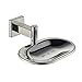 Angle Simple GB7906BL Bathroom Stainless Steel Soap Dish Holder, Polished Steel