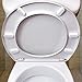 Danolt Toilet Seat Bumpers, 6 Pieces White Toilet Seat Buffer Toilet Seat Bumpers Universal Seat Bumper with Strong Adhesive.