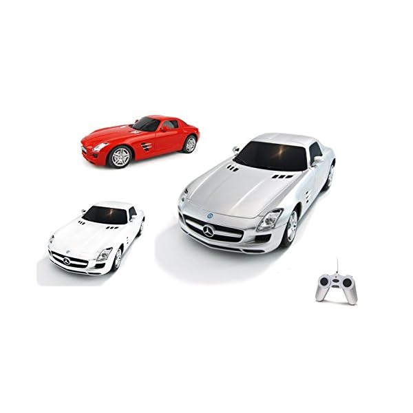 Mercedes Benz SLS AMG - RC ferngesteuertes Lizenz-Fahrzeug im Original-Design, Modell-Maßstab 1:24, Ready-to-Drive, Auto…