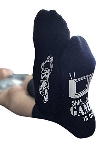 OMONSIM Mens Christmas Stocks Basketball Socks Fathers Day Socks Funny Socks