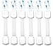 MorTime Adjustable Child Safety Locks Latches Straps to Baby Proof Cabinets, Drawers, Appliances, Toilet Seat, Fridge, Oven | 3M adhesive - no tools or drilling | 6 pack White