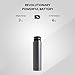 Rowkin Micro Touch Control True Wireless Earbuds Headphones: 15+ Hours Bluetooth 5 Smallest Mini Earphones & Charging Case. Deep Bass Sound Headset, Mic & Noise Reduction (Mini+ Black)
