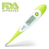 [2019] Best Digital Medical Thermometer Designed for Babies with Flexible tip by B. WEISS (Baby Adult and Toddler Termometro) Clinical Professional Oral Rect …