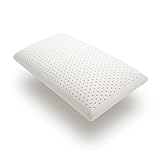 Natural Latex Pillow for Sleeping, YiiMO Breathable Ergonomic Contour Pillows for Neck/Shoulder Pain and Fatigue Relief (Standard-queen)