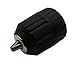 Keyless 3/8in Drill Chuck - Universal Replacement fits most 3/8-in Drills with 24 UNF Thread Mount Shaft - Holds 1/32-3/8