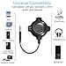 LP Headphone Splitter, Nylon-Braided 3.5mm Audio Stereo Splitter, Male to 3 Female Ports for MacBook, Mac, iPad, iPhone(≤6), iPod, Tablet, Laptop, PC, Earphone, Kindle, MP3 Player, Speaker & More