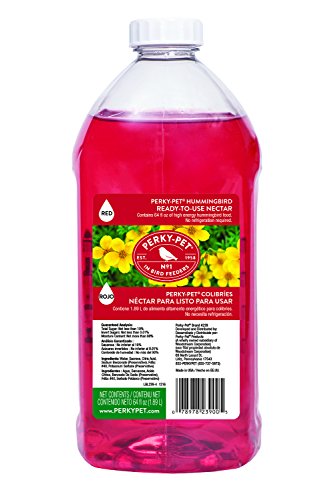 Perky-Pet Hummingbird Ready To Use Nectar ( 64 Fluid Ounces - 1.89L )