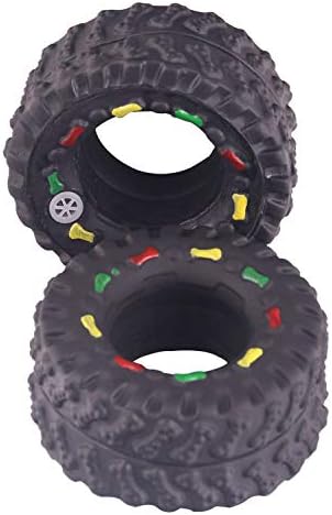 Steapf Jouet à Sons Danimaux Pneu à Sons De Chiens Jouet