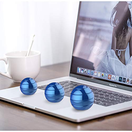WedFeir Desk Toy Balls, Full Body Optical Illusion Metal Stress