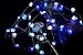 ArtJ4U 40 LED USB Plug-in Crystal Seashell Fishes String Lights 18.7 Ft Copper Wire Beach Theme Fairy Lights for Bedrooms and Various Decoration Projects (Cool White & Remote Control with Timer)