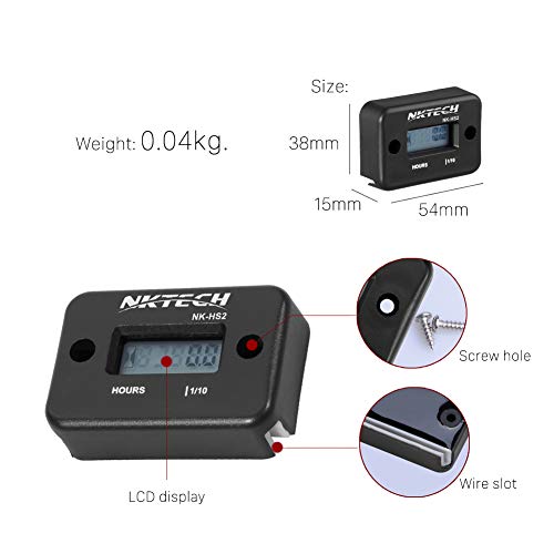 1 NKTECH+Motorcycle+Snowmobile+Waterproof+Tachometer