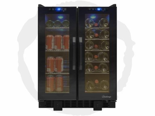 Vinotemp VT-36TS Touch Screen Wine and Beverage Cooler, Black