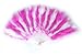 SACASUSA Large Baby Pink Feather Hand Fan New for Halloween costume