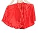 Dance Fairy Satin Belly Dance Swing Midi Skirt,Red