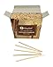 2000 Count | KingSeal Natural Birch Wood Coffee Stirrers, Stir Sticks, 5.5 Inch, Square End, Earth-Friendly, Biodegradable - 2 Boxes x 1000 Stirrers