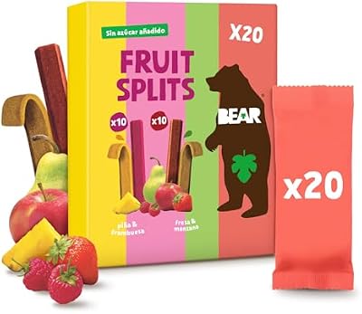 Fruit Splits Multisabores | Ingredientes 100% Naturales | 20 x 20g