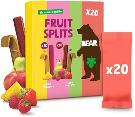 Fruit Splits Multisabores | Ingredientes 100% Naturales | 20 x 20g
