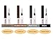 Yuxuan Liquid Eyebrow Pen Microblading Eyebrow Tattoo Pencil with a Micro-Fork Tip Applicator Creates Natural Looking Brows Effortlessly and Stays on All Day(1 pc/set,Black)
