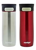 Contigo Autoseal Transit Travel Mug, 14oz - Stainless & Pinot Noir
