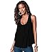 Yidarton Womens Crewneck Sleeveless Loose Tank Top Shirt