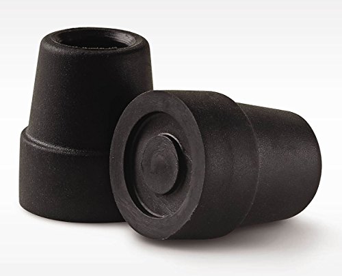 Medline MDS86424W Quad Cane Replacement Tips, Small Base, 1/2" (Pack of 6)