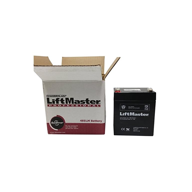 Chamberlain Liftmaster 485LM Battery LiftMaster Garage Door Openers