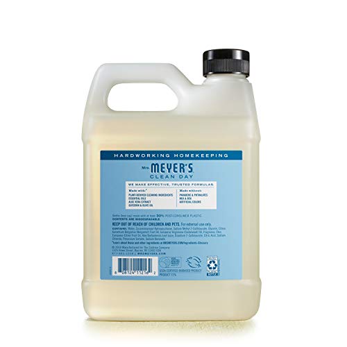 MRS. MEYER’S CLEAN DAY LIQUID HAND SOAP REFILL, RAINWATER, 33 OZ