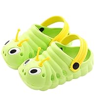 KOKOBUY Kids Sandals Slippers Summer Cartoon Slides Shoes Beach Sandals for Baby Girls and Boys,Heel Strap