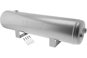Vixen Horns 3 Gallon (12 Liter) 6 Ports Train/Horn Aluminum Air Tank 200 PSI Silver VXT3000A