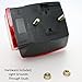 Leading Edge Lighting TL-44010-PR Pair of Square Box Tail Lights, Incandescent Trailer Light Set