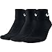 SX4703-101 UNISEX 3PPK CUSHION QUARTER NIKE WHITE/BLACK
