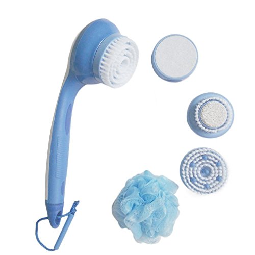 WALLER PAA 5 in 1 Electric Bath Spin SPA Massage Shower Brush Cleaning System Long-handle X