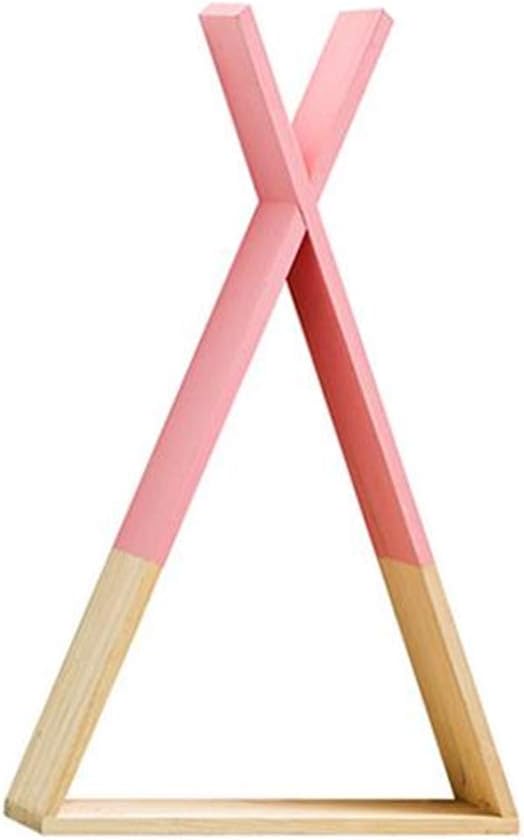 Nordic Style Baby Wooden Triangle Shelf Lovely Wall Hanging Trigon Storage Book Shelf Home Kids Baby Room DIY Decor Gift