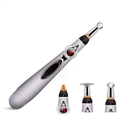 Electronic Acupuncture Pen, Electric Meridians Laser Acupuncture Machine Magnet Therapy Instrument Meridian Energy Pen Massager Relief Pain Tools