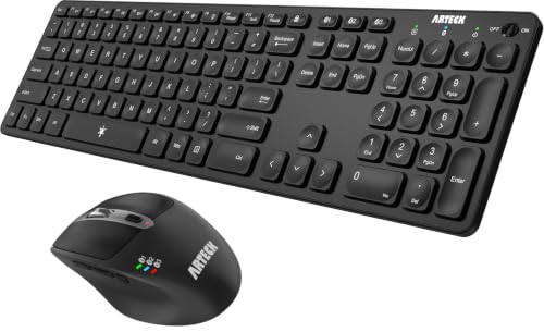 Arteck Universal Wireless Keyboard and Mouse Combo