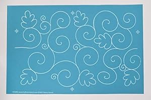 Hancy Creations 45005 Oak Leaf Swirl by Dusty Farrell Full Line Stencils