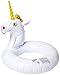 Wham-O Splash Unicorn Pool Float 8.3 x 7.4 x 2.3 inches White and Yellow 1 pc