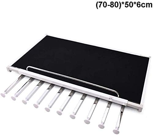 YGLight Hanger Pull-Out Trouser Rack Built-Mute Multi-Purpose Wardrobe Organizer Adjustable Width Trousers Smooth Quiet Operation Pants Stainless Steel (Color : A, Size : (70-80) 506CM)